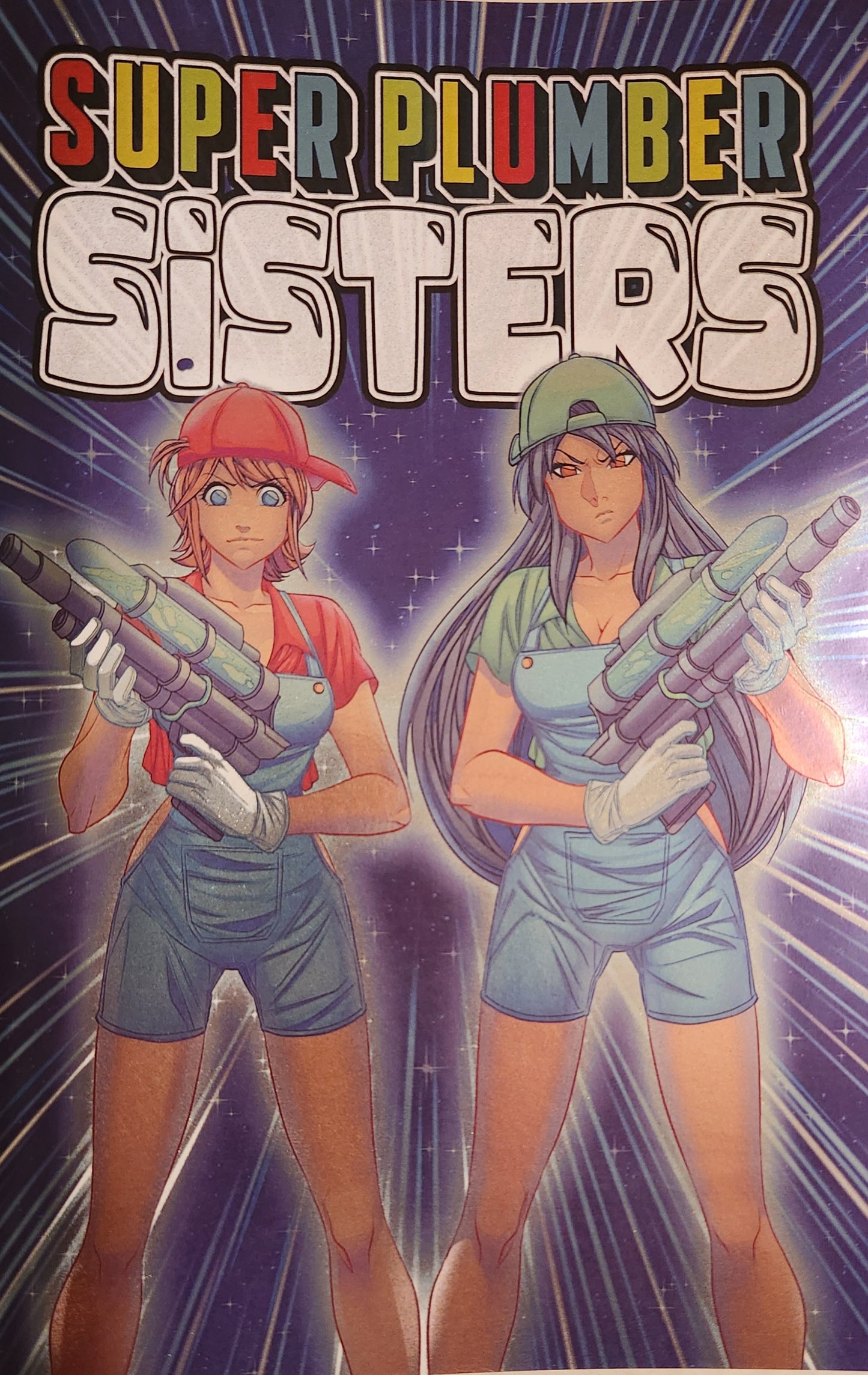 Super Plumber Sisters #1 Foil Men in Black Variant