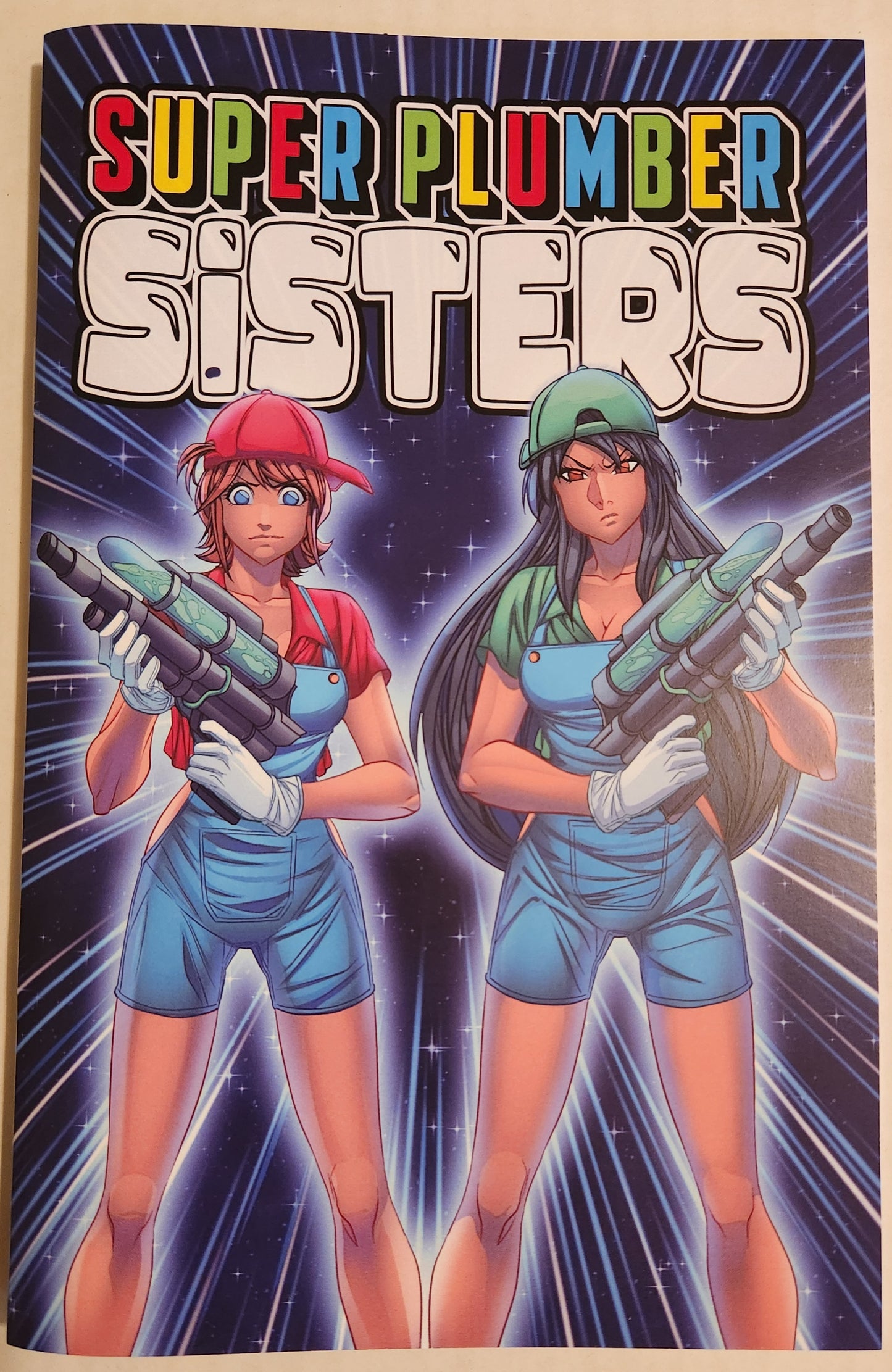 Super Plumber Sisters #1 - Men in Black Trade Variant